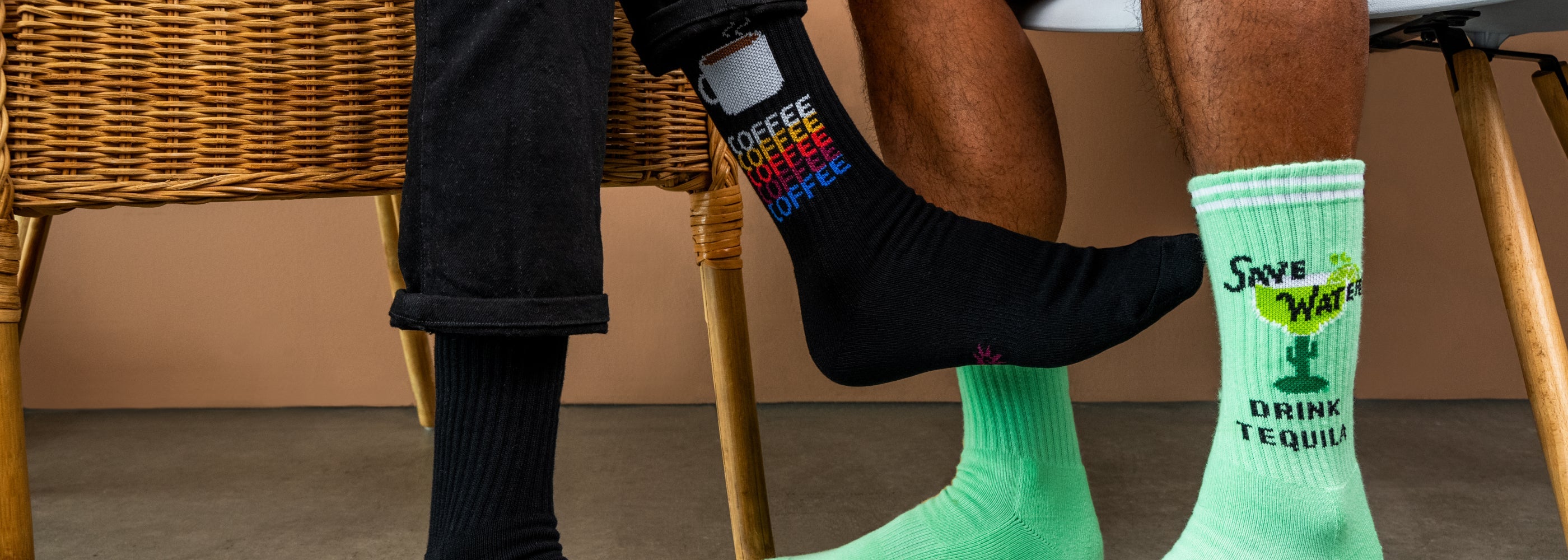 Athletic Ribbed Crew Socks