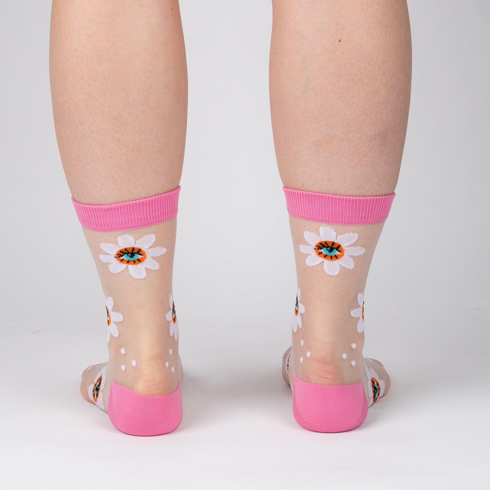 Eye Feel Seen Sheer Crew Socks