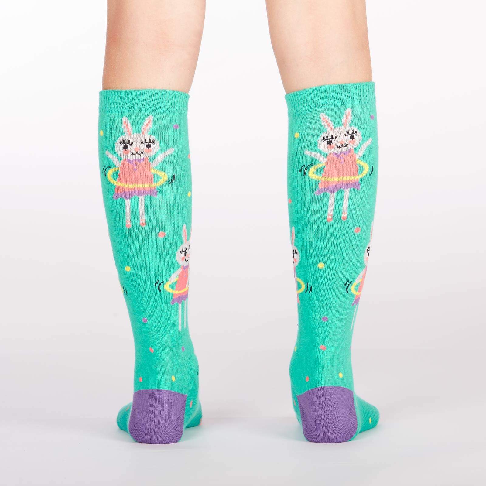 Hoola Hoopin' Bunnies Junior Knee Socks