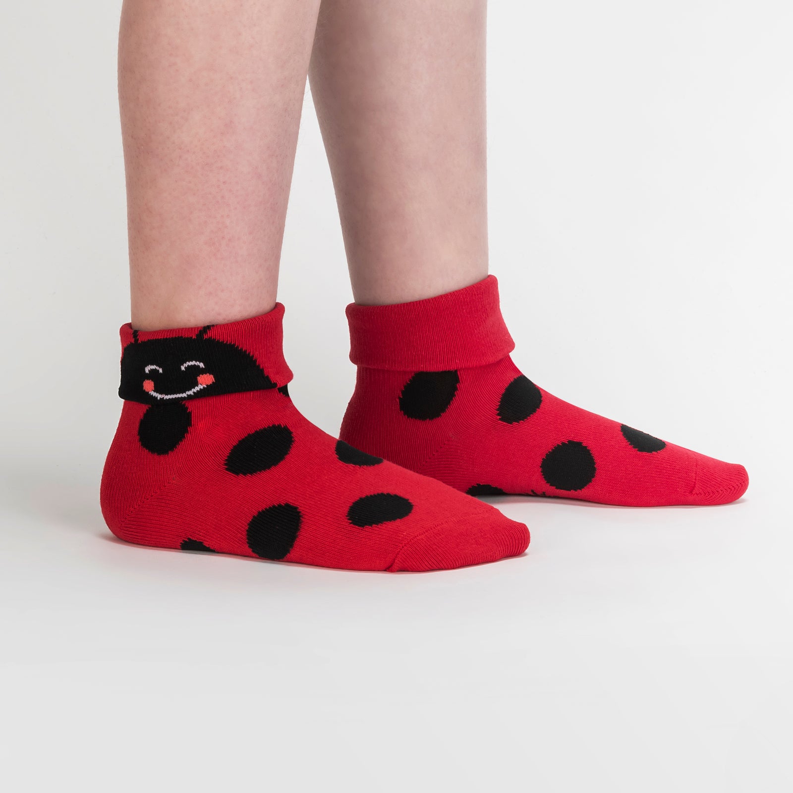 Love Bug Junior Turn Cuff Socks
