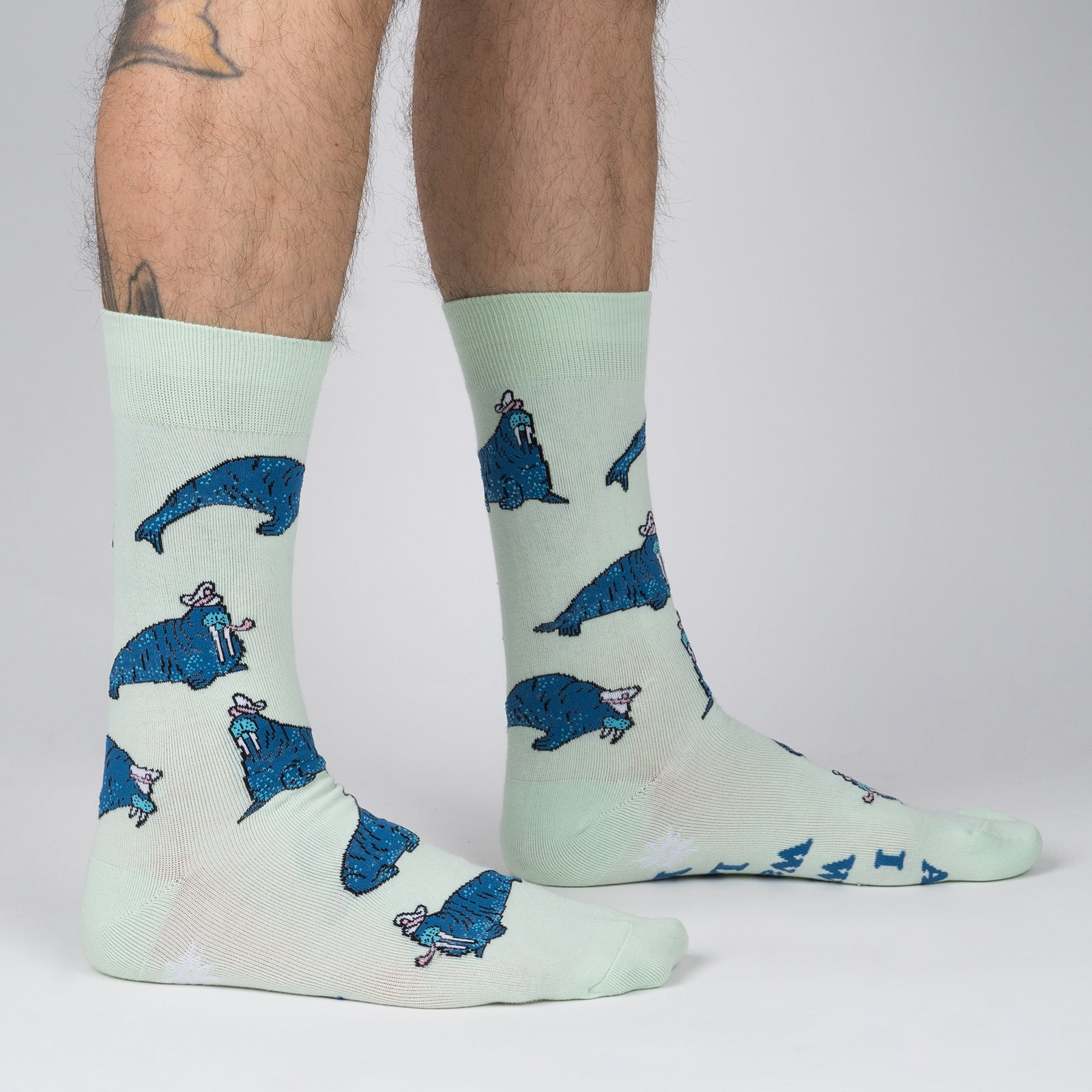 And I Will Walrus Love You Men's Crew Socks