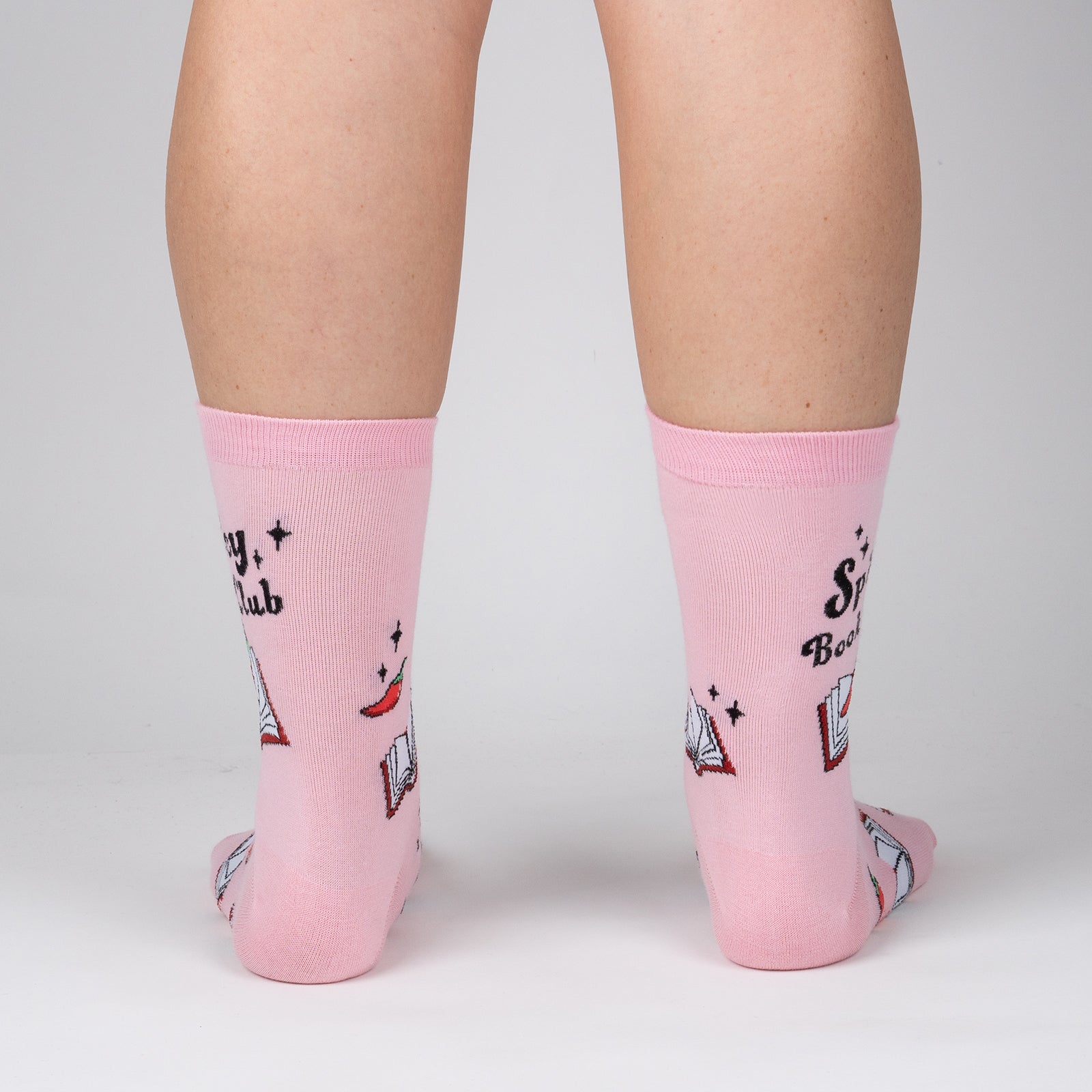 Spicy Book Club Crew Socks