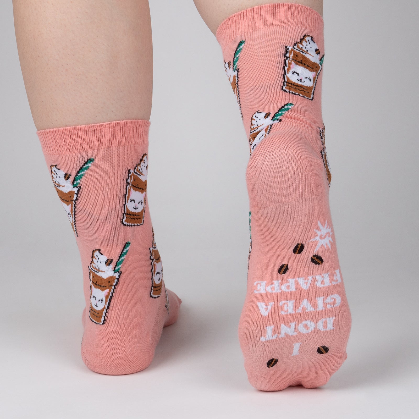 Cat-puccino Crew Socks